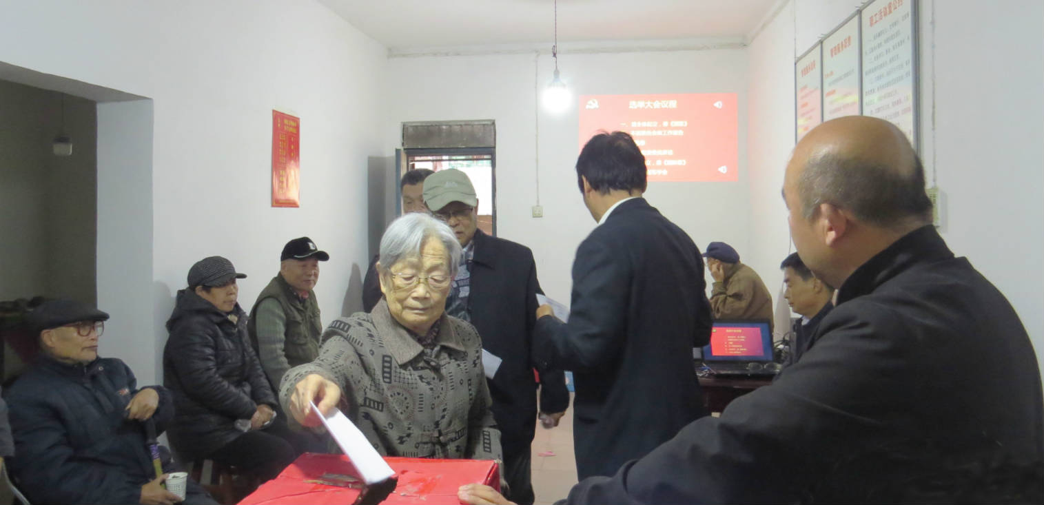 咸阳试验站开展基层党组织换届选举工作